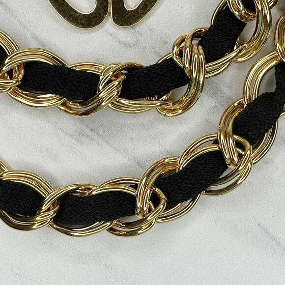 St. John Chunky Gold Tone Chain Belt XS/Small (XS/S) ✨ main image 15